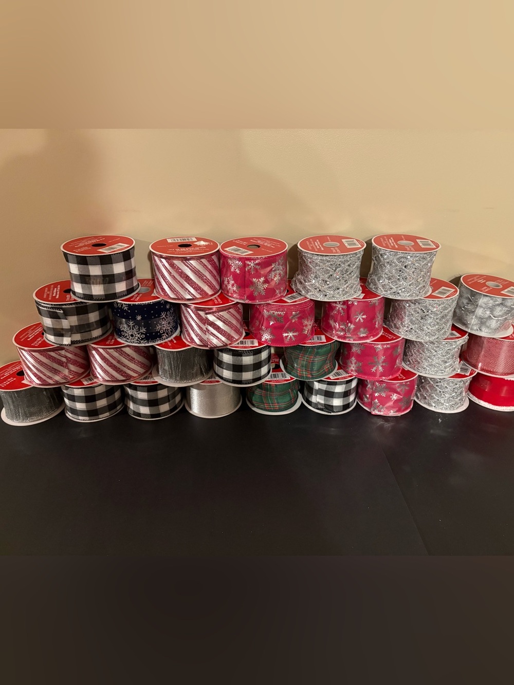 Celebrate It Holiday Wired Ribbon Rolls (31 rolls)